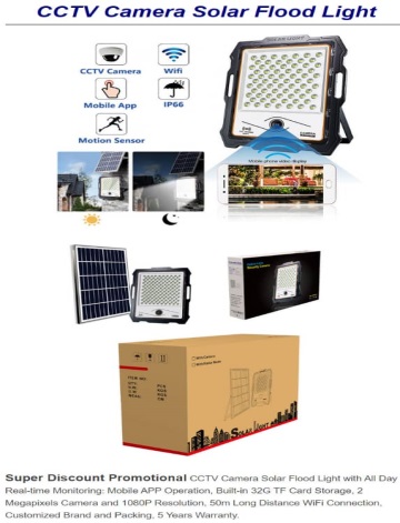 Solar Flood Light 200W CCTV
