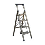 Black Aluminim Ladder 4F - Image 2