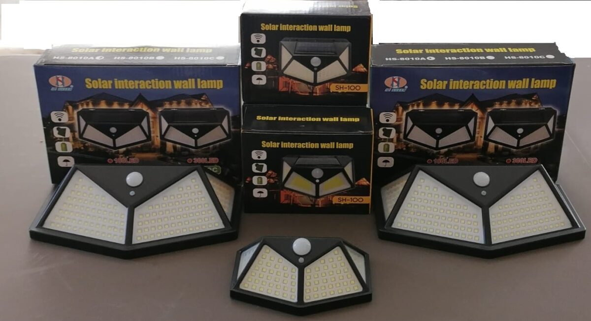Solar Wall Light 180LED 40W - Image 1